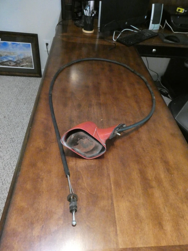 Espelho de bala Ford Gran Torino Sport Ranchero destro controle remoto 1972 1973 1974 1975 1976 - Imagem 3 de 4