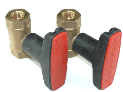 2x HEIMEIER GLOBO H KUGELHAHN 3/8'' IG DN 10 HEIZUNG KUGELVENTIL 0600-01.000