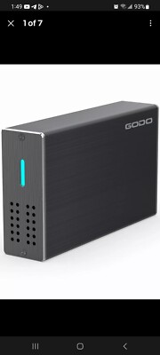 GODO 2.5 inch Dual Bay RAID Hard Drive Enclosure USB 3.0 to 2.5'' SATA I/II/III