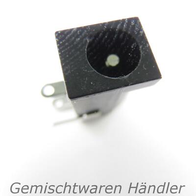 DC-005 2,1 x 5,5 mm schwarz Einbau Hohl Buchse z.B. für 5V 12V 24V Netzteil