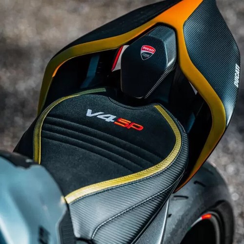 Rivestimento sella Mpss Standard grigia con logo Yamaha Tmax 500/530 2008-2016 - Picture 4 of 5