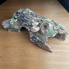 Artificial Pet Reptile Terrarium Log Hideout Creatures Critters Pet Refuge