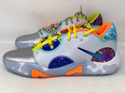Nike PG 6 'What The' Metallic Silver Sneakers, Size 15 BNIB
