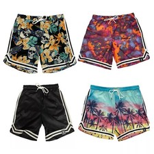 Mens Mesh Jersey Shorts Basketball Designs NEW