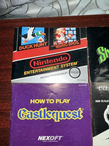 Nintendo Instruction Booklet Manuals Only- Lot of 6 - Picture 3 of 7