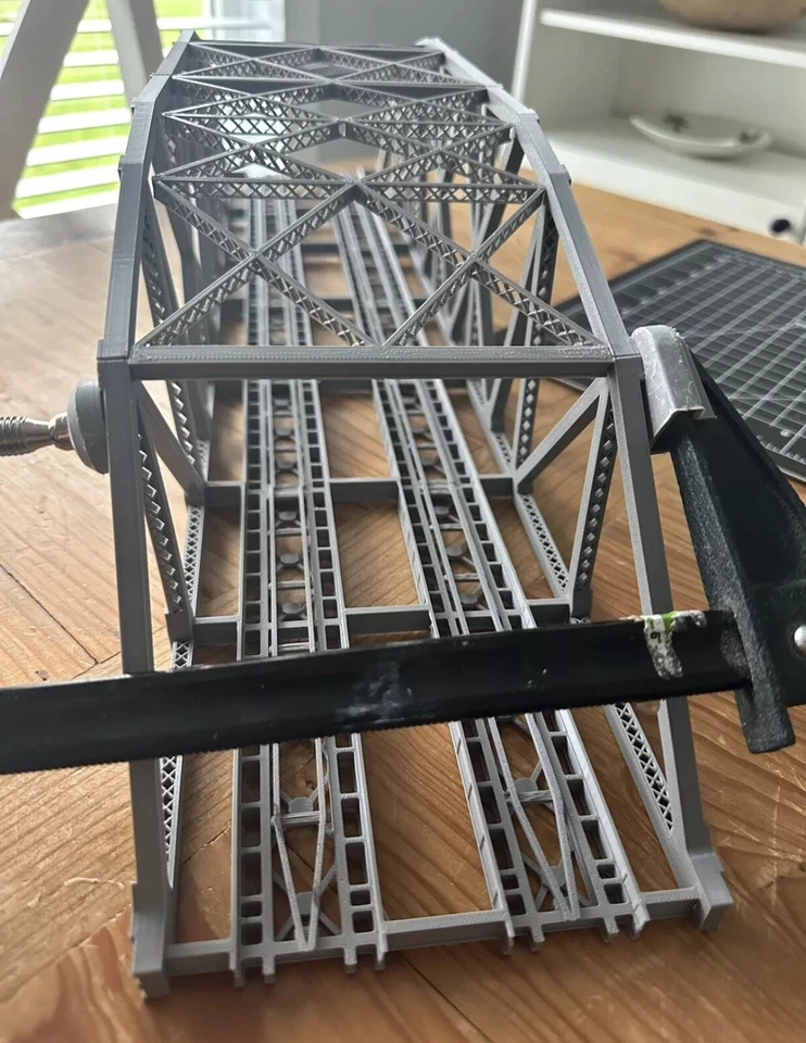 HO SCALE 31.5 Inch (232 Feet) ARCHED TRUSS BRIDGE  “ READ DESCRIPTION! - Image 2 of 4