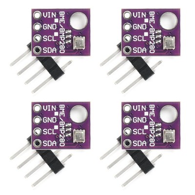 4 PCS BME280 5V Sensor Module Atmospheric Pressure Temperature I2C SPI