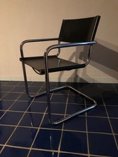 Bürostuhl Freischwinger Bauhaus Klassiker mit Armlehnen