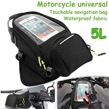 Waterproof Motor Tank Bag Black Oil Fuel Tank Magnetic Motorbike Motorcycle Bag