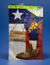 Garden/yard Texas Flag 18x 11.5 Inches Home Sweet Texas New