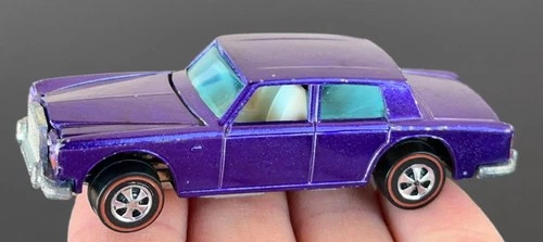 Vintage Hot Wheels Redline 1969 PURPLE Rolls Royce Silver Shadow - GRAIL BEAUTY!