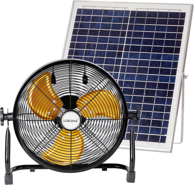 Solar-Powered Outdoor Fan with USB for Camping & Emergency Situations