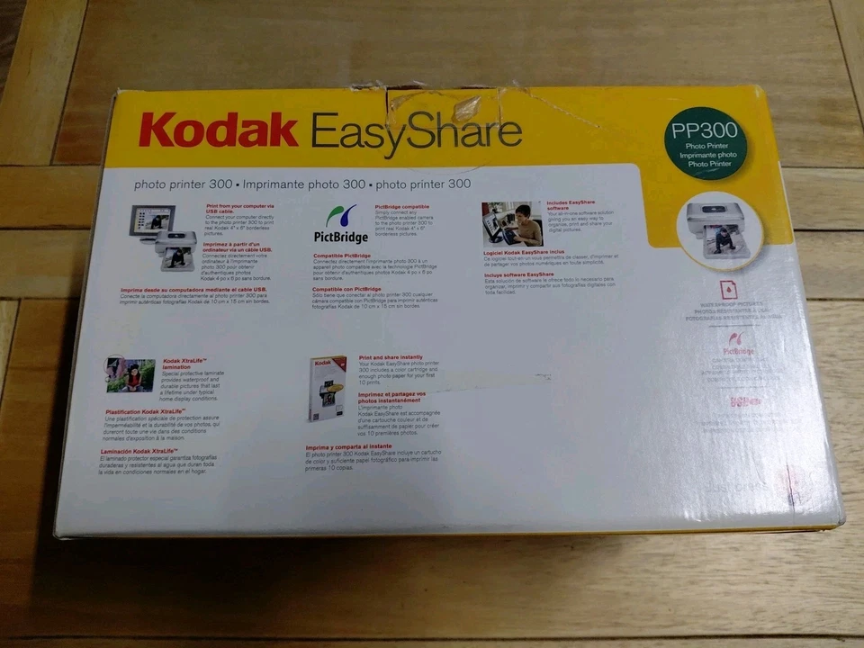 Kodak EasyShare PP300 Digital Photo Thermal Printer, Open Box - Image 4 of 4