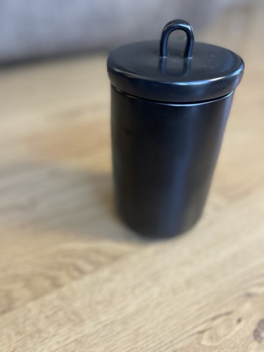 RAE DUNN Artisan "BEANS" Canister 8”-Loop Lid- - Picture 3 of 9