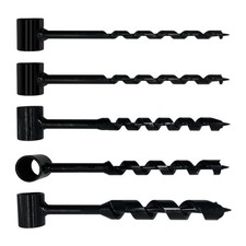 Hand Auger Wood Drill High Strength Sturdy Hole Digger Survival Gear Tool Manual