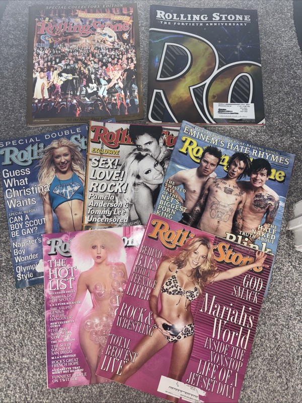 Rolling Stones Vintage Magazines Set Is 7 40 Anniversary And Collectors 1000