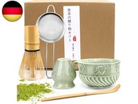 Matcha Set, Premium Japanisches Tee-Set Mit Matcha Schale, Matcha-BesenstäNder,