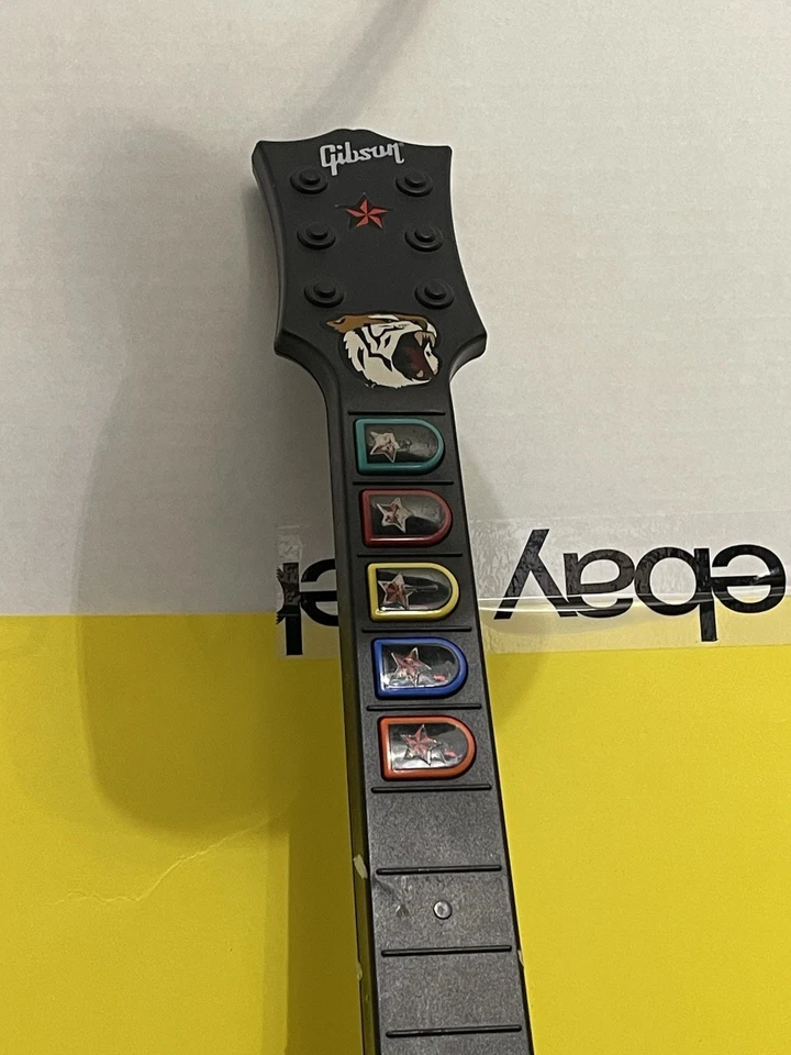 Red Octane PS3 Guitar Hero Wireless Les Paul Gibson Black 95121.805 - No Dongle - Image 3 of 4