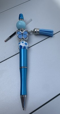 Kugelschreiber Kuli Druckkugelschreiber Perlen Glitzer Neu Unikat