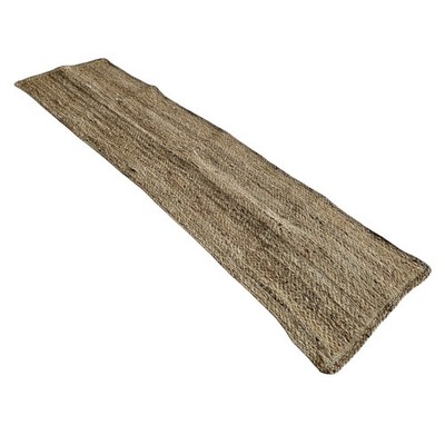 Tischläufer Tischdecke Mitteldecke RUUD handgefertigt Jute geflochten 130x35cm
