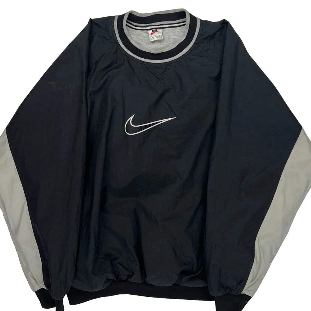 Nike Windbreaker - Large Gray Polyester - image 4