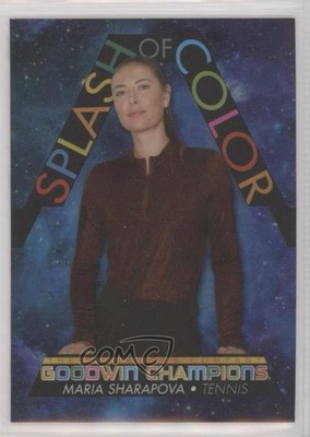 2022 Goodwin Champions Splash of Color Platinum Cosmic /199 Maria Sharapova gd1