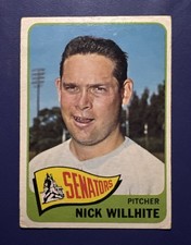 1965 TOPPS #284 NICK WILLHITE WASHINGTON SENATORS (marked)  *FREE SHIPPING*