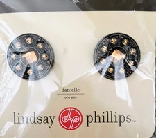 New Bronze Topaz LINDSAY PHILLIPS Interchangeable Shoe Snaps DANIELLE