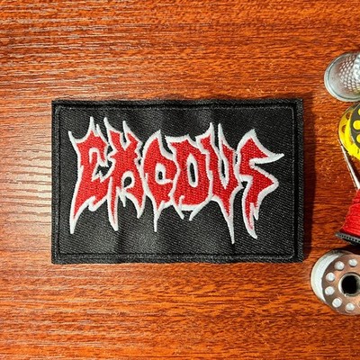 Exodus Band Patch 80s Thrash Heavy Metal Music Embroidered Iron On 2.25x3.5''
