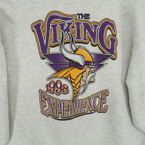 Vintage Minnesota Vikings Sweatshirt Mens XL NFL Football 1998 Experience 90s - Picture 3 of 7