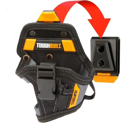 TOUGHBUILT TB-CT-20-S Drill Holster Small Tool Belt Holder Pouch Utility Waist