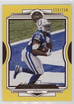 2021 Panini Legacy Yellow 112/150 Jonathan Taylor #73 0j0k