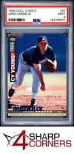 1995 COLLECTOR'S CHOICE #67 GREG MADDUX BRAVES HOF POP 4 PSA 9