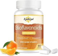 Bioflavonoid Supplement 1100mg with Non-Acidic Vitamin C 1000mg –Antioxidant