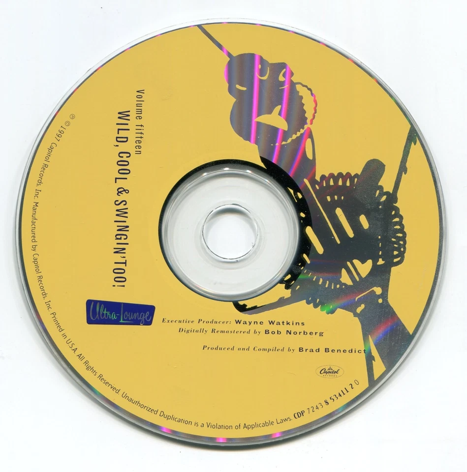 CD - Ultra-Lounge Wild, Cool & Swingin' Too! Louis Prima, Vic Damone, Mel Torme Foto 3 de 3