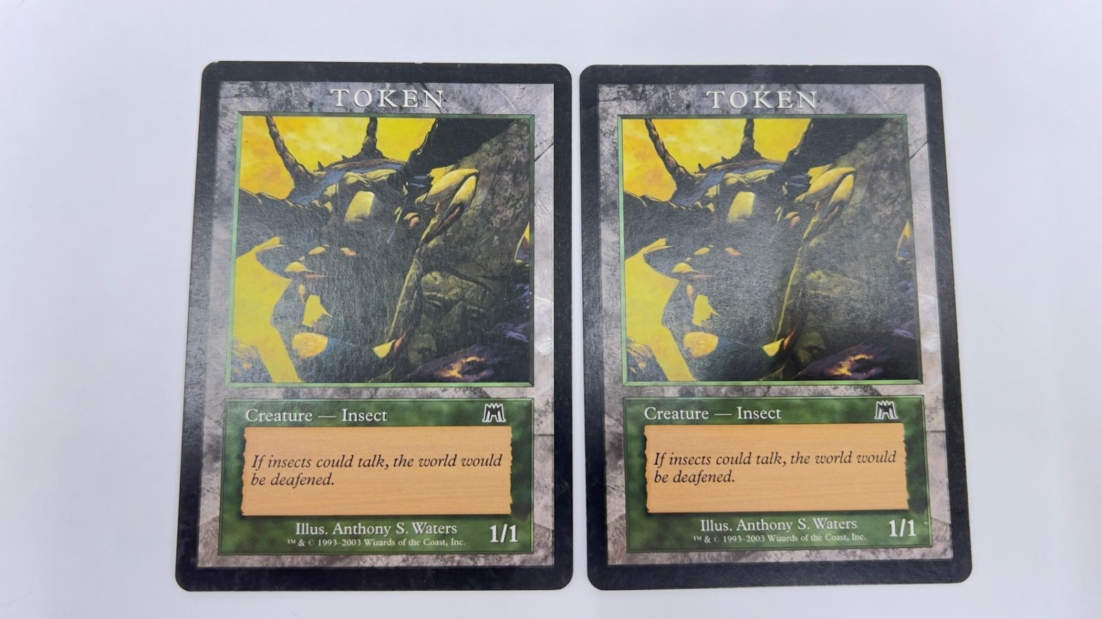 MTG 151- 2x Insect Token (ONS) - Magic Player Rewards (MPRP)