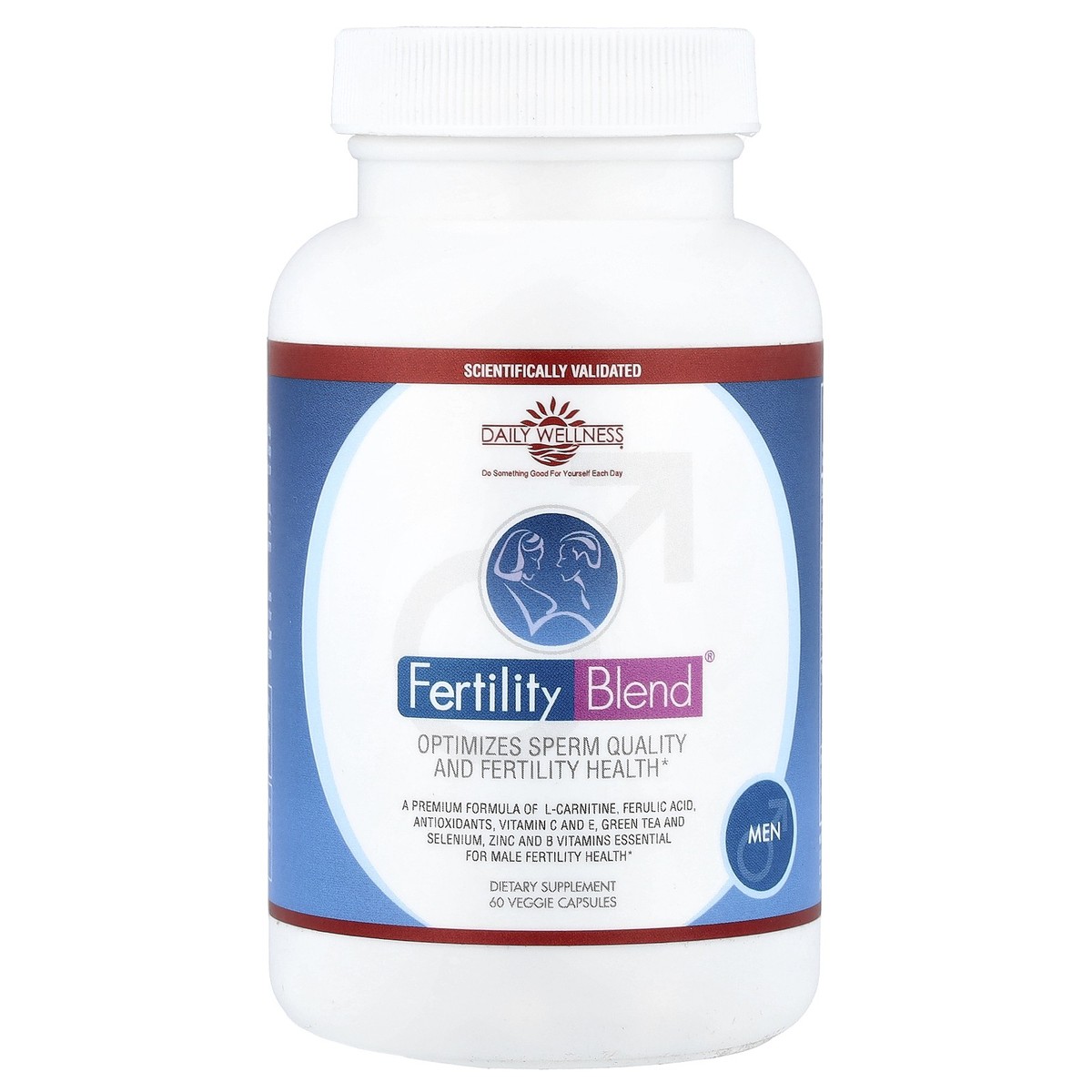 l carnitine supplement for fertility The Daily Wellness Company Fertility Blend for Men - 60 Capsules for sale  online