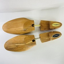 Saks Fifth Avenue Cedar Wooden Shoe Trees Pair with Adjustable Metal Shafts XL