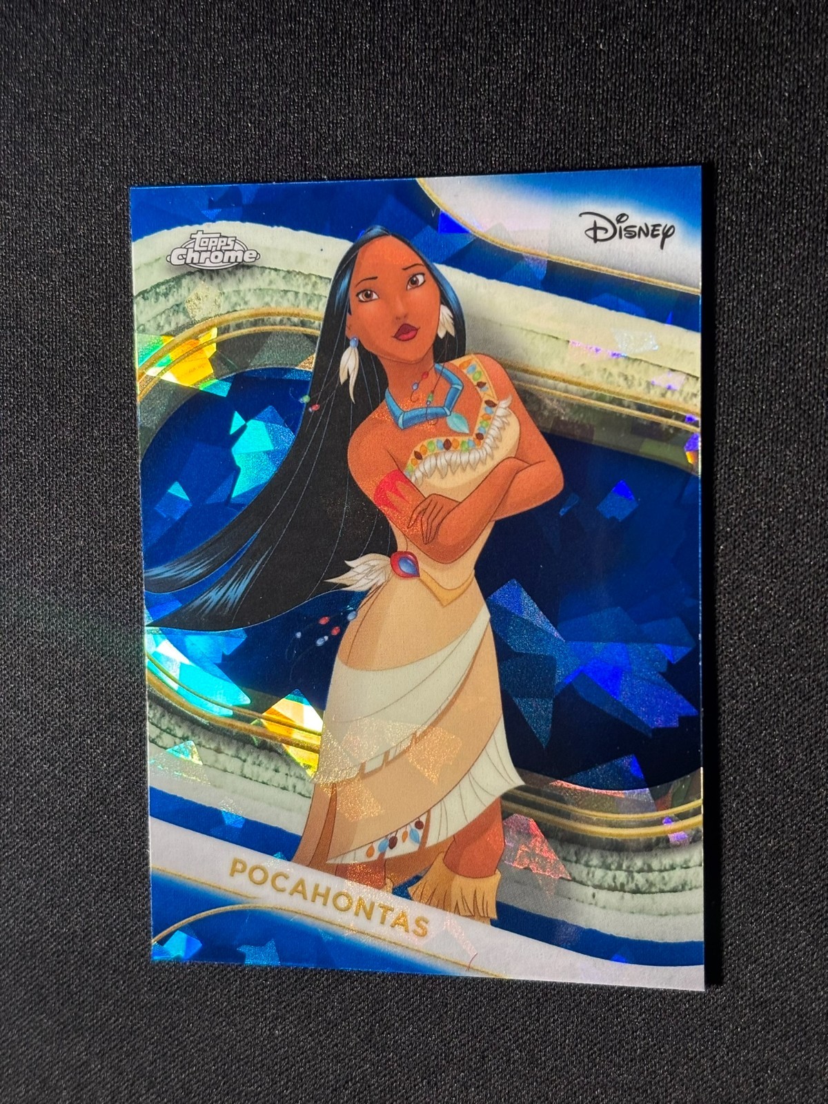 2025 TOPPS CHROME DISNEY SAPPHIRE Blue #30 POCAHONTAS