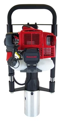 BERGER & SCHRÖTER Pfahlramme Motor Ramme mit Kawasaki TJ-45E 1,9PS 45ccm Handramme 2 Takt bis 10cm