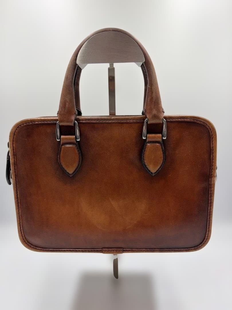 Berluti Un Jour Mini Handbag Leather Briefcase Style Bag | eBay