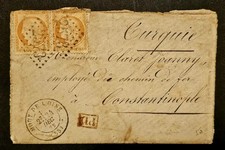 🇨🇵 FRANCE 1873 -  INTERESTING Cover to CONSTANTINOPLE (TURKEY) 🇹🇷