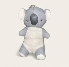 Itzy Ritzy Bitzy Bespoke Pacifier Pal Holder Grey Koala Bear NO PACIFIER