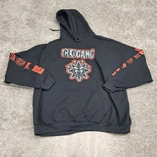 Glo Gang Gotta Glo Up One Day Men's Hoodie Black 2X-Large