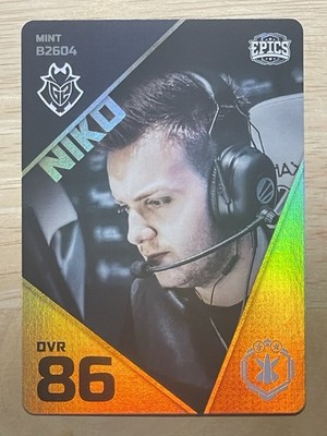 2021 Season Epics Batch B ESL Niko G2 Mint #B2604 Gold Foil Insert.