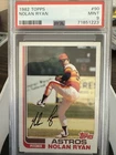 1982 Topps Nolan Ryan #90 Signature  Mint 9
