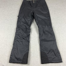 Columbia Snow Pants Womens Small Black Omni-Tech Omni-Heat Insulated Ski Lined