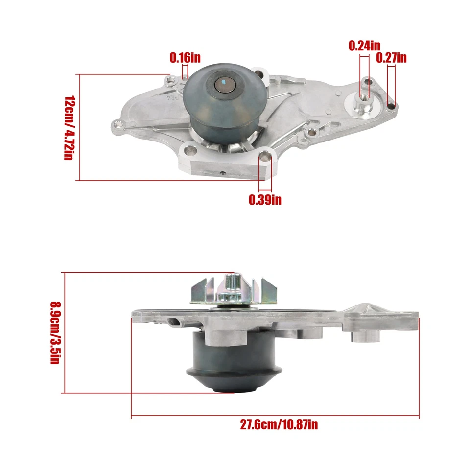 Kit de bomba de agua de correa de distribución para Honda Pilot Odyssey Acura CL 1999-2004 J32A J35A Foto 2 de 4