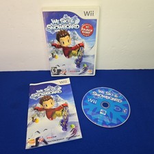 We Ski & Snowboard - Nintendo Wii (2008) Complete w/ Manual CIB TESTED