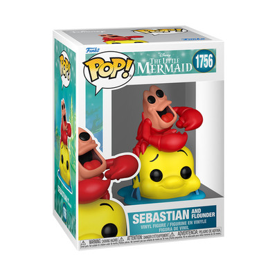 Funko Pop! Disney Die kleine Meerjungfrau Sebastian und Flunder 1756 [brandneu]